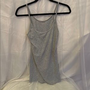 Grey fitted tank top